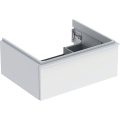 GEBERIT Szafka pod umywalkę ICON, z jedną szufladą 59,2 cm x 24,7 cm x 47,6 cm, biały / lakierowany matowy, biały / matowy