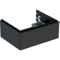 GEBERIT Szafka pod umywalkę ICON, z jedną szufladą 59,2 cm x 24,7 cm x 47,6 cm, lava / lakierowany matowy, lava / matowy