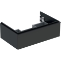GEBERIT Szafka pod umywalkę ICON, z jedną szufladą 74 cm x 24,7 cm x 47,6 cm, lava / lakierowany matowy, lava / matowy