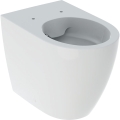 GEBERIT Miska stojąca WC ICON, ukryte mocowania, przylegająca do ściany, Rimfree, 56cm,