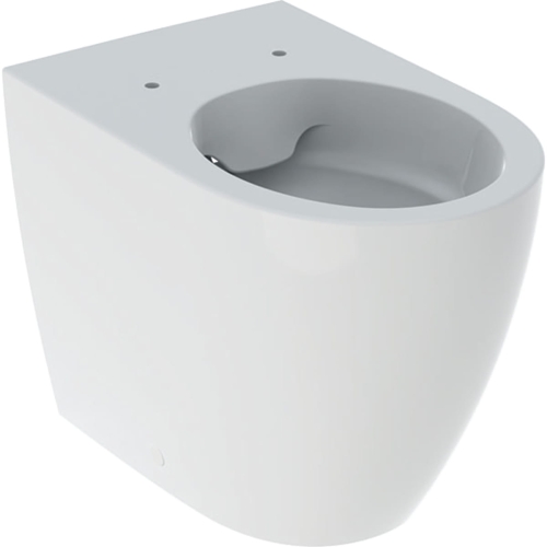 GEBERIT Miska stojąca WC ICON, ukryte mocowania, przylegająca do ściany, Rimfree, 56cm,