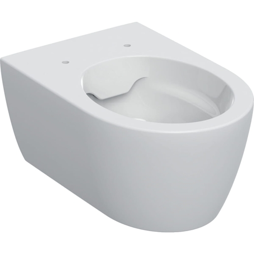 GEBERIT Miska wisząca WC ICON lejowa, B35.5cm, H33cm, T53cm, ukryte mocowania, Rimfree, KeraTect
