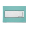 SCHWAB CARO przycisk spłukujący, miętowy zielony/ chrom