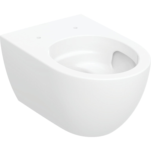 GEBERIT Miska wisząca WC, lejowa ACANTO, B35.5cm, H33.5cm, T53cm, ukryte mocowanie, z techniką spłukiwania TurboFlush