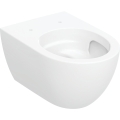 GEBERIT Miska wisząca WC, lejowa ACANTO, B35.5cm, H33.5cm, T53cm, ukryte mocowanie, z techniką spłukiwania TurboFlush, KeraTect