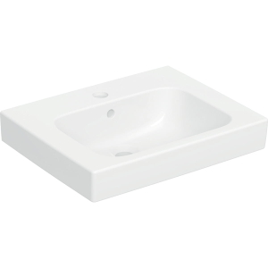 GEBERIT Umywalka MODO kompaktowa, B50cm, H15.5cm, T40cm, z przelewem, z otworem na baterię