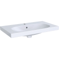 GEBERIT Umywalka ACANTO, B75cm, H20cm, T48.2cm, z przelewem, z otworem na baterię, krótka, KeraTect
