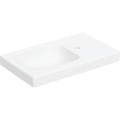 GEBERIT Umywalka ICON LIGHT  kompaktowa, B53cm, H13cm, T31cm, bez przelewu, z otworem na baterię po prawej stronie, z powierzchnią odkładczą po prawej stronie, biały-alpin, matowa