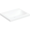 GEBERIT Umywalka ICON LIGHT  stawiana na blat, B60cm, H16cm, T48cm, bez przelewu, bez otworu na baterię, KeraTect