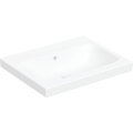 GEBERIT Umywalka ICON LIGHT  stawiana na blat, B60cm, H16cm, T48cm, z przelewem, bez otworu na baterię, KeraTect
