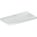 GEBERIT Umywalka ICON LIGHT , B90cm, H16cm, T48cm, bez przelewu, z otworem na baterię, KeraTect
