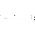 GEBERIT Brodzik prostokątny TYP 35 120x90 cm, biały matowy