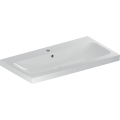 GEBERIT Umywalka ICON LIGHT 90 cm, z otworem na środku, z przelewem,