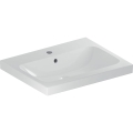 GEBERIT Umywalka ICON LIGHT stawiana na blat, 60 cm z otworem na środku, z przelewem,