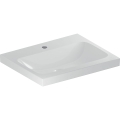 GEBERIT Umywalka ICON LIGHT stawiana na blat, 60 cm z otworem na środku, bez przelewu,