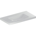 GEBERIT Umywalka ICON LIGHT z powierzchnią odkładczą 90 cm, bez otworu, bez przelewu,