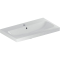 GEBERIT Umywalka ICON LIGHT, krótka 75 cm, z otworem na środku, z przelewem,