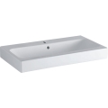 GEBERIT Umywalka ICON stawiana na blat, B75cm, H15.5cm, T48.5cm, z przelewem, z otworem na baterię, KeraTect