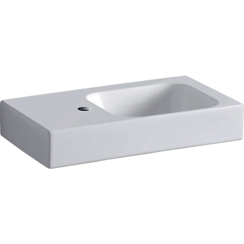 GEBERIT Umywalka ICON xs 53 cm z powierzchnią odkładczą po lewej stronie