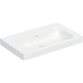 GEBERIT Umywalka MODO, B80cm, H15.5cm, T48.5cm, z przelewem, z otworem na baterię