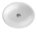 GEBERIT Umywalka VARIFORM podblatowa, owalna, B56cm, H18cm, T46cm, bez przelewu, bez otworu na baterię, KeraTect