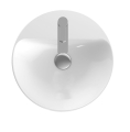 GEBERIT Umywalka VARIFORM stawiana na blat, okrągła, D45cm, H15.8cm, bez przelewu, z otworem na baterię, KeraTect