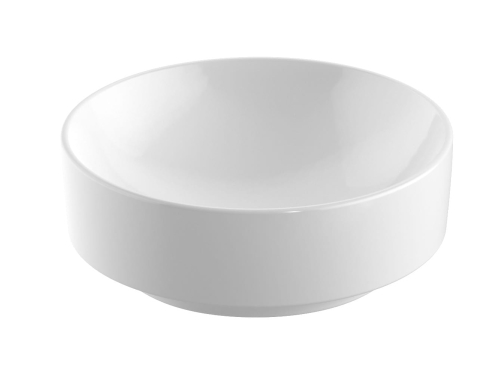 GEBERIT Umywalka VARIFORM stawiana na blat, okrągła, D40cm, H15.8cm, bez przelewu, bez otworu na baterię, KeraTect