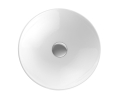 GEBERIT Umywalka VARIFORM stawiana na blat, okrągła, D40cm, H15.8cm, bez przelewu, bez otworu na baterię, KeraTect