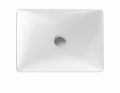 GEBERIT Umywalka VARIFORM stawiana na blat, prostokątna, B55cm, H15.8cm, T40cm, bez przelewu, bez otworu na baterię, KeraTect