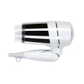 STELLA suszarka do włosów składana 1800W, biała/ chrom2