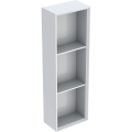 GEBERIT Regał ICON prostokątny: 22.5 cm x 70 cm x 13.2 cm, Biały / Lakierowany na wysoki połysk