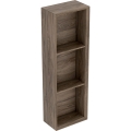 GEBERIT Regał ICON prostokątny: 22.5 cm x 70 cm x 13.2 cm, Orzech włoski hickory / Melamina, struktura drewna