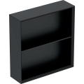 GEBERIT Regał ICON kwadratowy 45 cm x 46,7 cm x 13,2 cm Lava / Lakierowany matowy