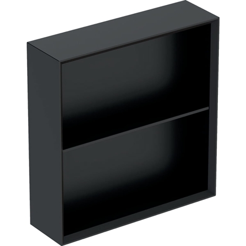 GEBERIT Regał ICON kwadratowy 45 cm x 46,7 cm x 13,2 cm Lava / Lakierowany matowy