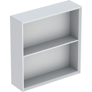 GEBERIT Regał ICON kwadratowy 45 cm x 46,7 cm x 13,2 cm Biały / Lakierowany matowy