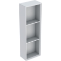 GEBERIT Regał ICON prostokątny: 22.5 cm x 70 cm x 13.2 cm, Biały / Lakierowany matowy