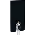 GEBERIT Moduł sanitarny MONOLITH do WC stojącego, H101, czarny, boki czarne