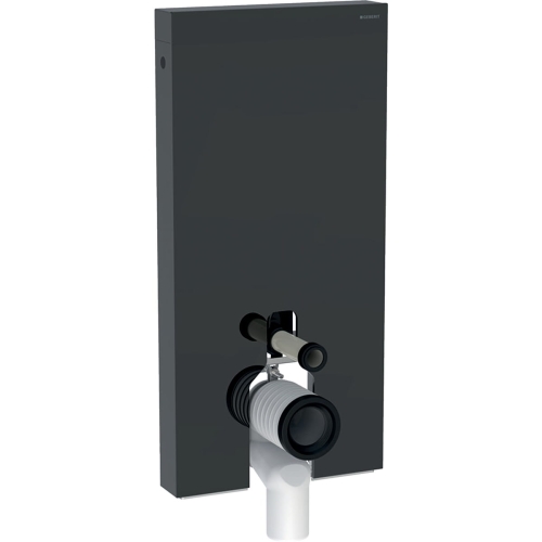GEBERIT Moduł sanitarny MONOLITH do WC stojącego, H101, lava, boki czarne