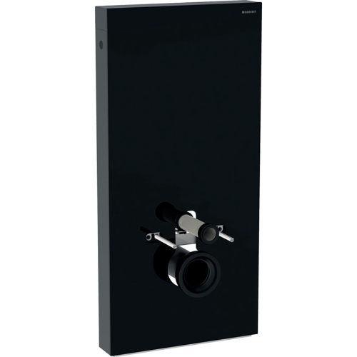 GEBERIT Moduł sanitarny MONOLITH do WC wiszącego, H101, czarny, boki czarne