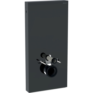 GEBERIT Moduł sanitarny MONOLITH do WC wiszącego, H101, lava, boki czarne
