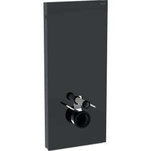 GEBERIT Moduł sanitarny MONOLITH do WC wiszącego, H114, lava, boki czarne