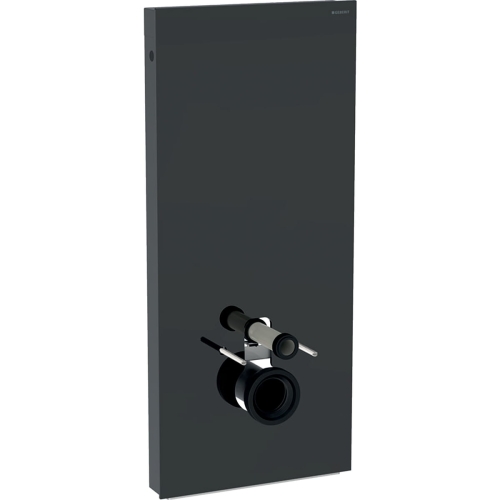 GEBERIT Moduł sanitarny MONOLITH do WC wiszącego, H114, lava, boki czarne