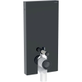 GEBERIT Moduł sanitarny MONOLITH Plus do WC stojącego, H101, czarny, boki czarne