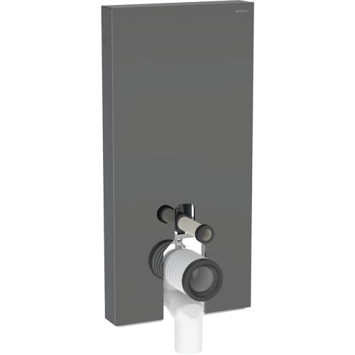 GEBERIT Moduł sanitarny MONOLITH Plus do WC stojącego, H101, lava, boki czarne