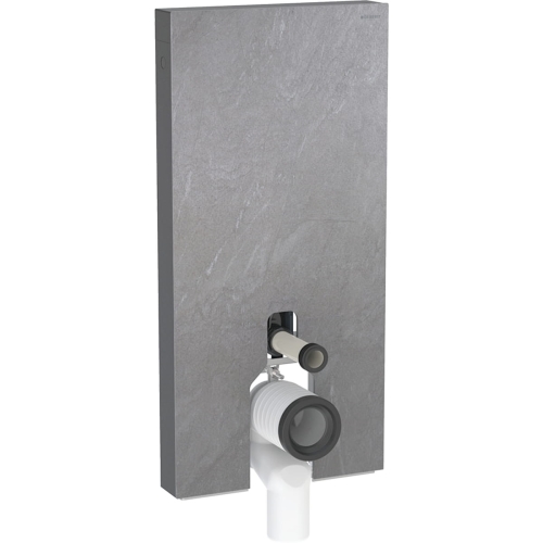 GEBERIT Moduł sanitarny MONOLITH Plus do WC stojącego, H101, imitacja betonu, boki czarne