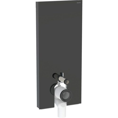 GEBERIT Moduł sanitarny MONOLITH Plus do WC stojącego, H114, czarny, boki czarne