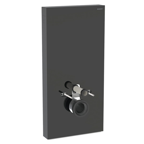 GEBERIT Moduł sanitarny MONOLITH Plus do WC wiszącego, H101, czarny, boki czarne