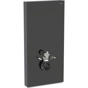 GEBERIT Moduł sanitarny MONOLITH Plus do WC wiszącego, H101, czarny, boki czarne