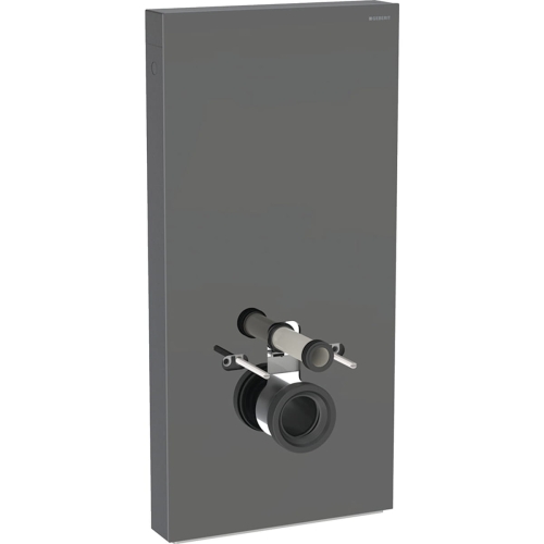 GEBERIT Moduł sanitarny MONOLITH Plus do WC wiszącego, H101, lava, boki czarne