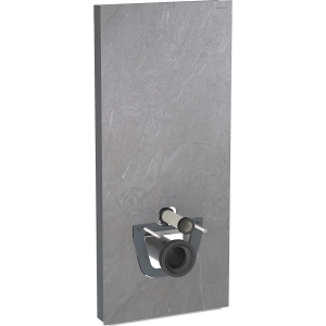 GEBERIT Moduł sanitarny MONOLITH Plus do WC wiszącego, H114, imitacja betonu, boki czarne